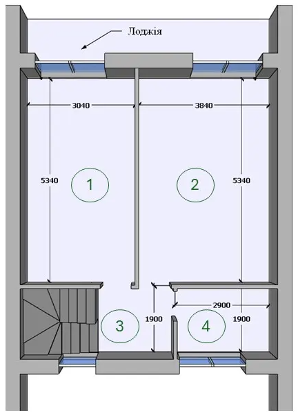 Планування 2го поверху